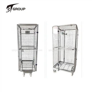 กรงม้วนซักรีด 4 ด้านพร้อมประตูสไลด์