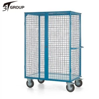 คลังสินค้ารถเข็นม้วนกรงคอนเทนเนอร์